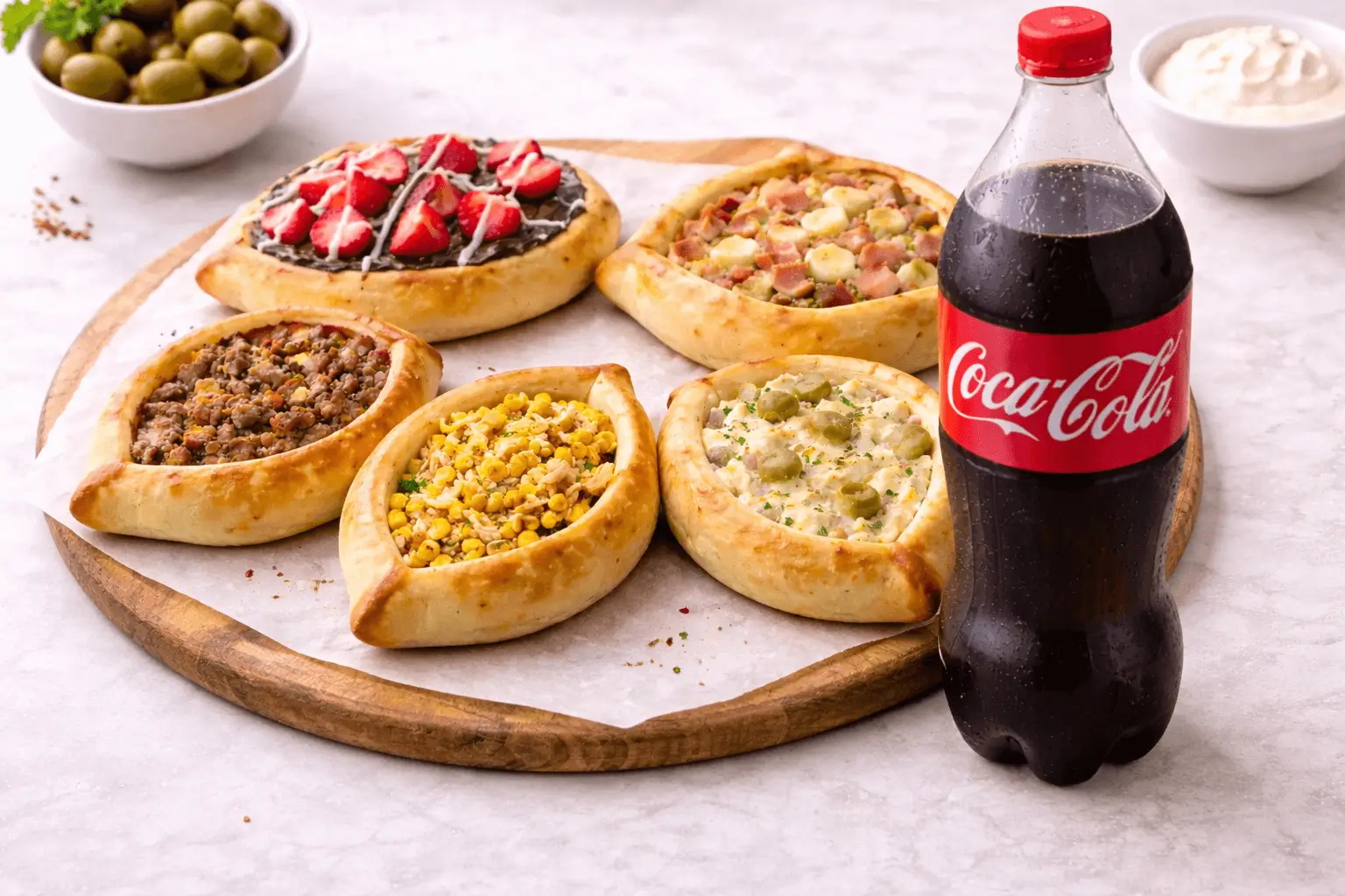 Combo 5 Esfirras + Refri 1L